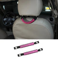 For 2007-2018 Jeep Wrangler JK Top Roll Bar Grab Handles Paracord Grip Handle