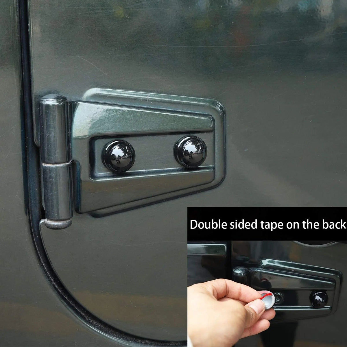 For 2007-2018 Jeep Wrangler JK & Unlimited 4 Door 20PCS Engine Hood Hinge & Door Hinge Screw Cap Trim Covers