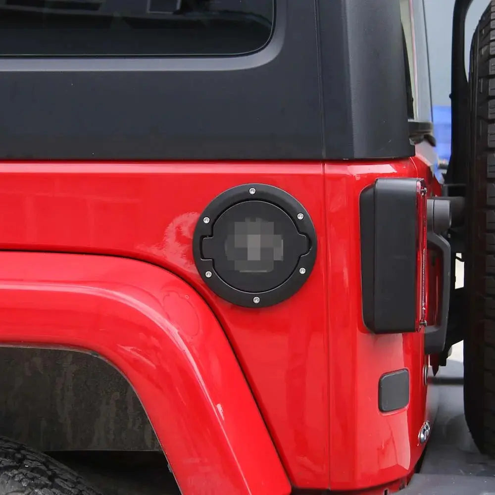 For 2007-2018 Jeep Wrangler JK & Unlimited Fuel Filler Door Cover Gas Cap Exterior Accessories