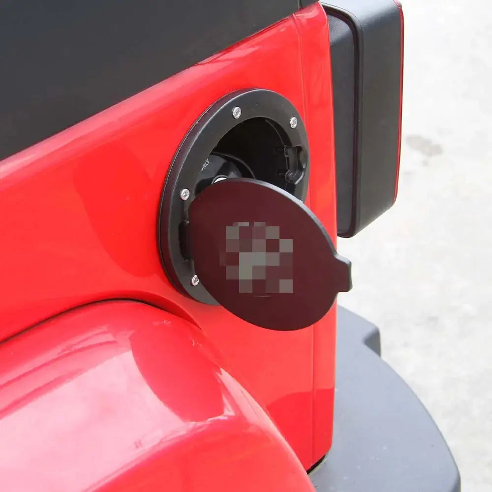 For 2007-2018 Jeep Wrangler JK & Unlimited Fuel Filler Door Cover Gas Cap Exterior Accessories
