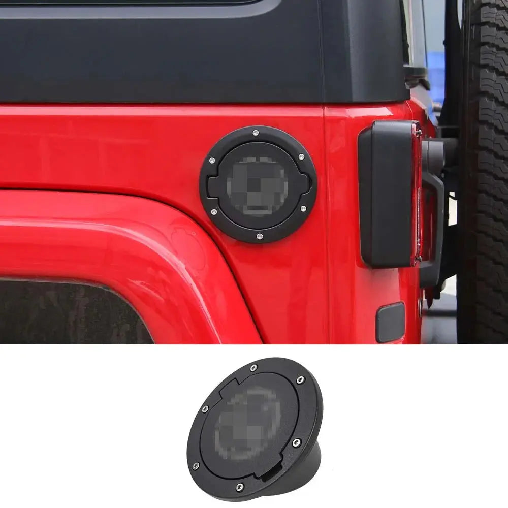 For 2007-2018 Jeep Wrangler JK & Unlimited Fuel Filler Door Cover Gas Cap Exterior Accessories