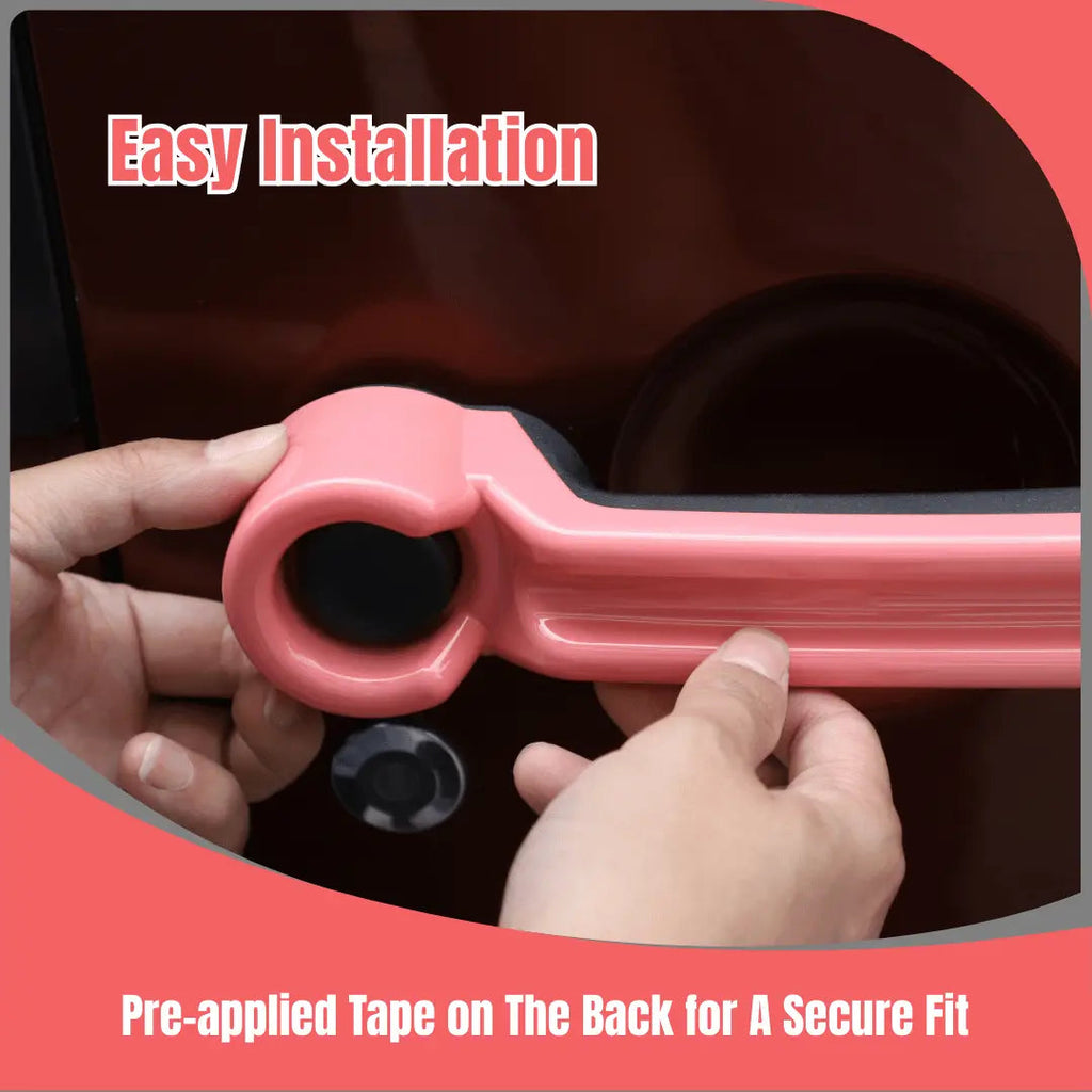 For 2007-2018 Jeep Wrangler JKU 4-Door Door & Tailgate Handle Cover Trim