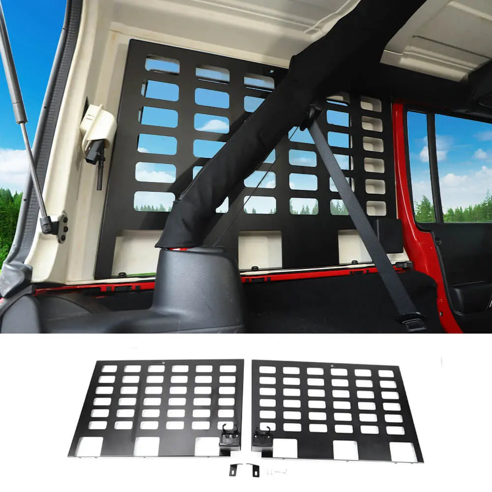 For 2007-2018 Jeep Wrangler JKU 4Door Rear Trunk Expansion Luggage Rack Cargo Shelf