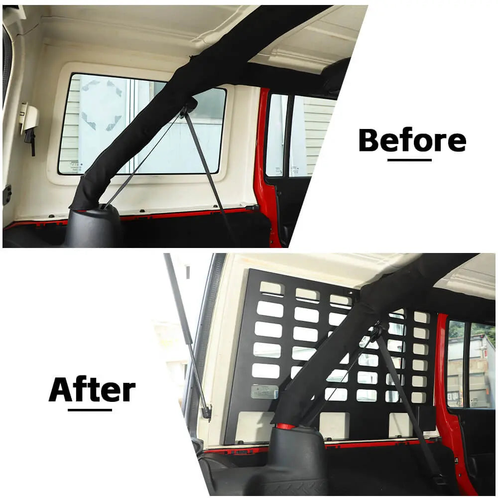 For 2007-2018 Jeep Wrangler JKU 4Door Rear Trunk Expansion Luggage Rack Cargo Shelf