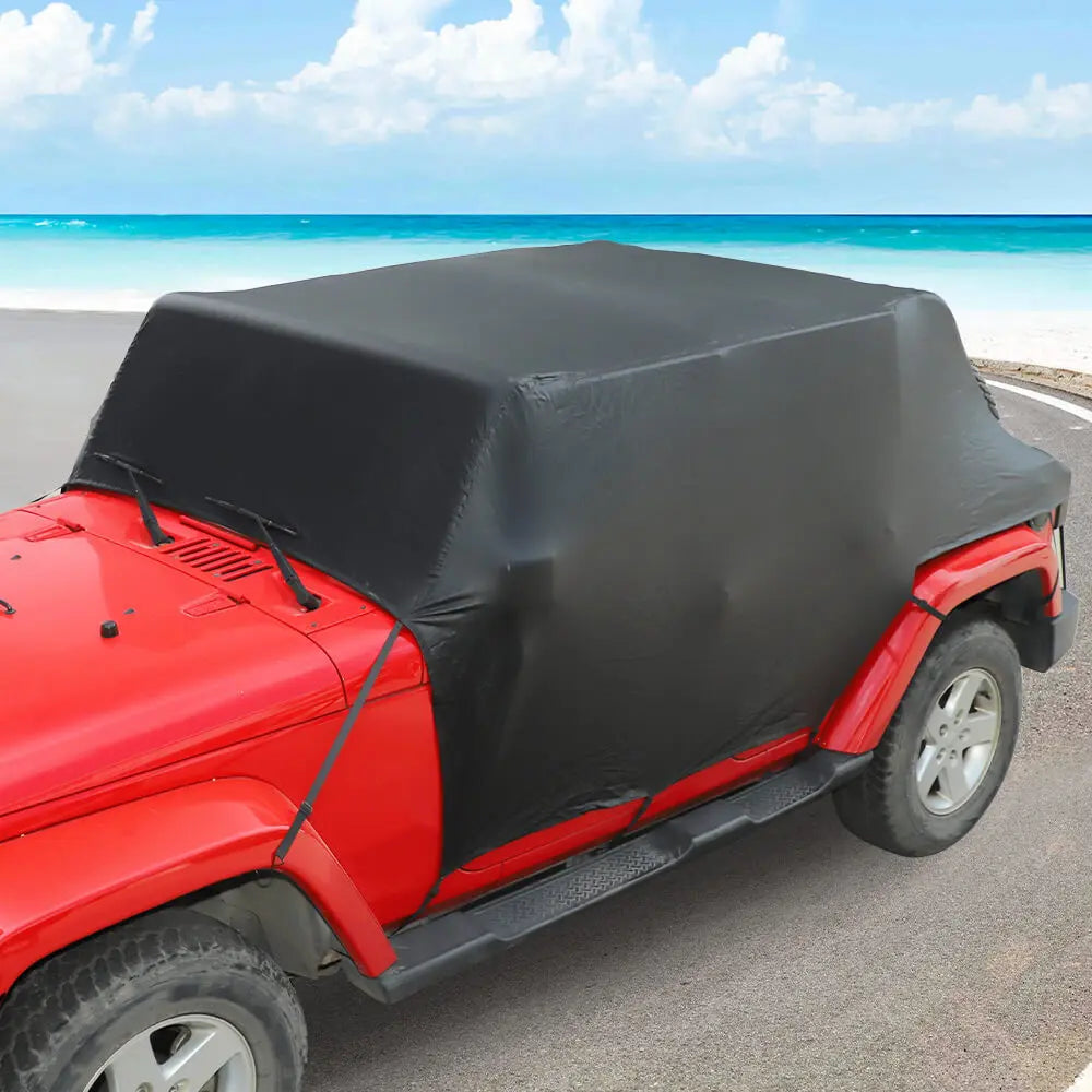 For 2007-2018 Jeep Wrangler JKU 4Door Waterproof Protection Cab Car Cover