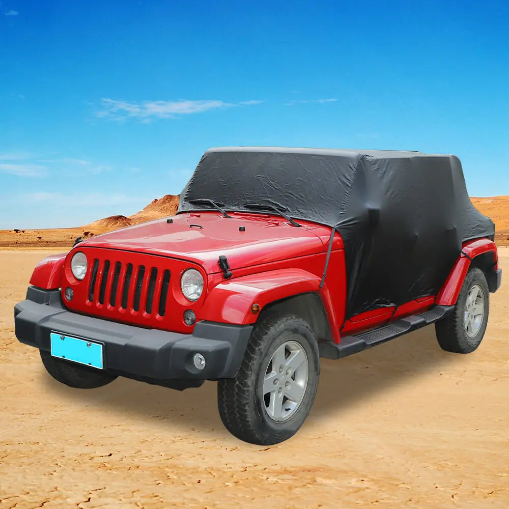 For 2007-2018 Jeep Wrangler JKU 4Door Waterproof Protection Cab Car Cover