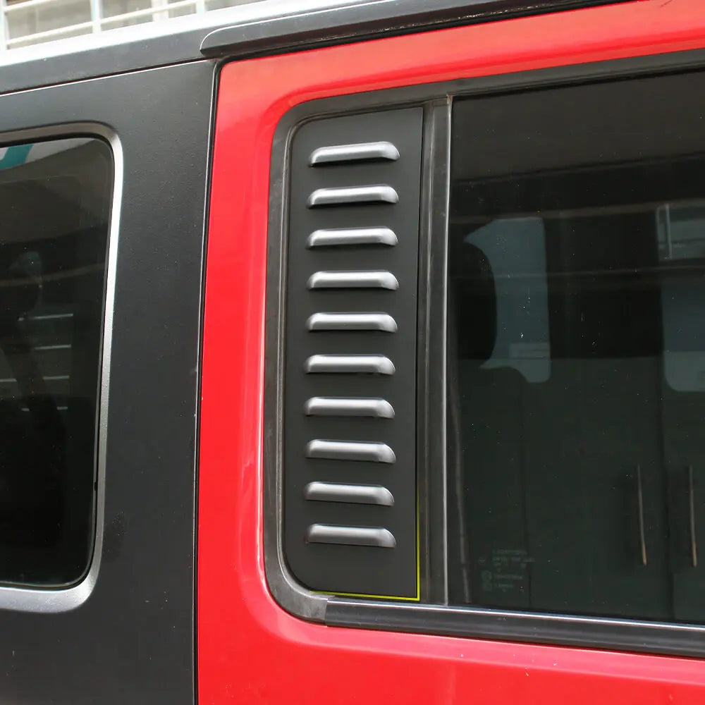 For 2007-2018 Jeep Wrangler JKU Rear Car Door Small Window Glass Cover 4 Door