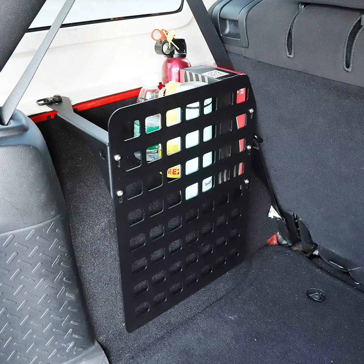 For 2007-2018 Jeep Wrangler JKU Unlimited 4-Door Metal Trunk MOLLE Panel | Modular Tactical Storage System (Left Side)