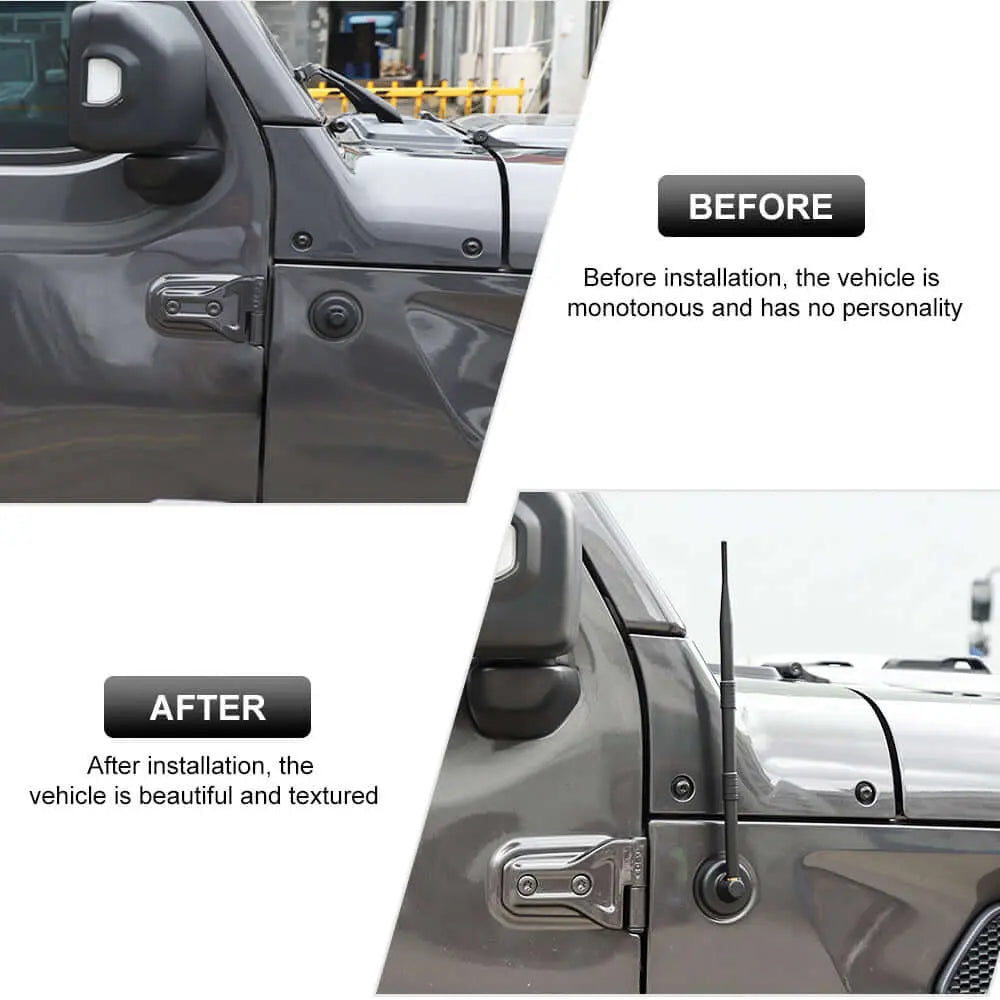 For 2007-2023 Jeep Wrangler JK JL /Gladiator JT 13 Inch FM/AM Radio Antenna Flexible