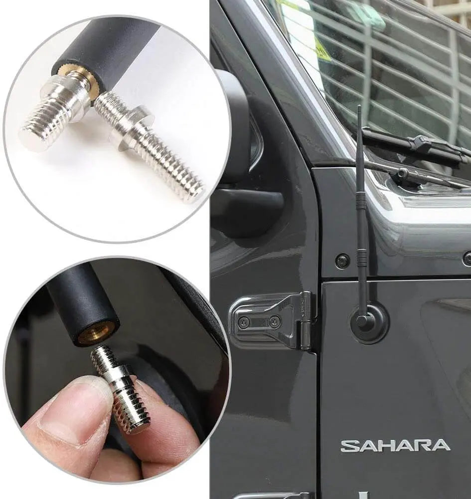 For 2007-2023 Jeep Wrangler JK JL /Gladiator JT 13 Inch FM/AM Radio Antenna Flexible