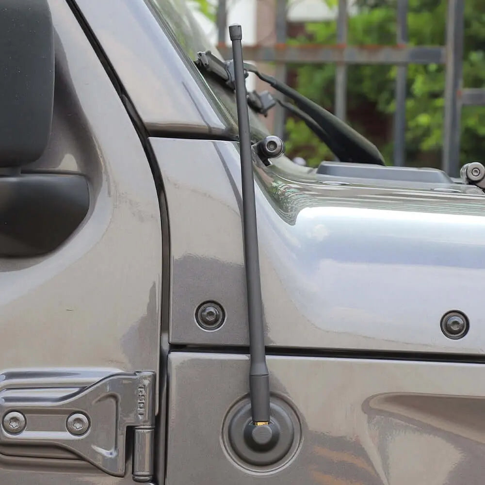 For 2007-2023 Jeep Wrangler JK JKU JL JLU & Gladiator JT 13 Inch Short Radio Antenna