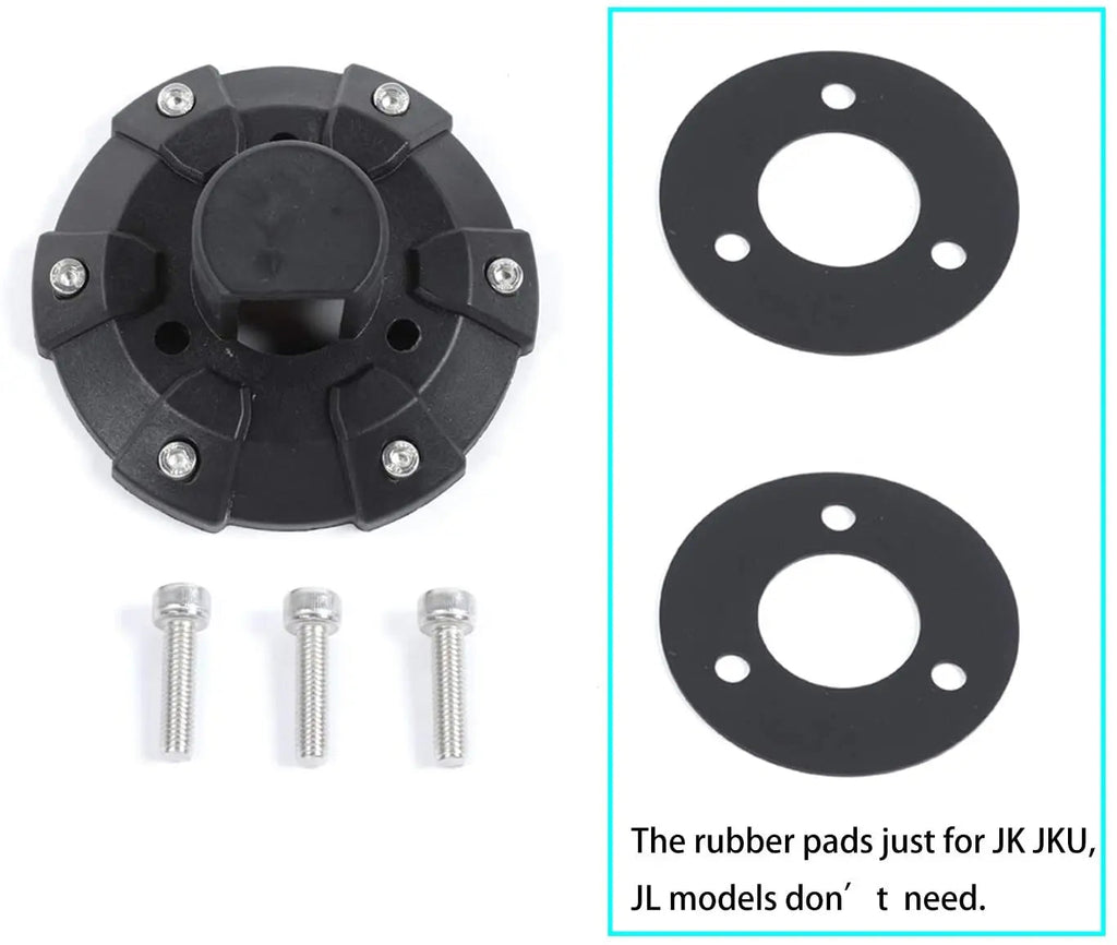 For 2007-2023 Jeep Wrangler JK JL JT Radio Antenna Base Cover