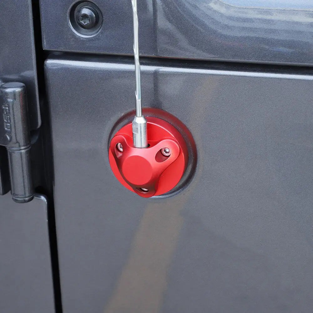 For 2007-2023 Jeep Wrangler JK JL & Gladiator JT Aluminium Alloy Antenna Base Cover Replacement Trim