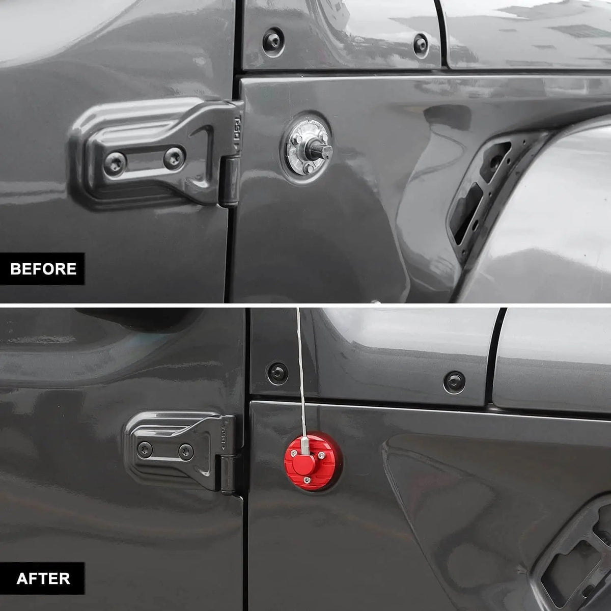 For 2007-2023 Jeep Wrangler JL JK JT Antenna Base Trim Replacement AM FM Adapter