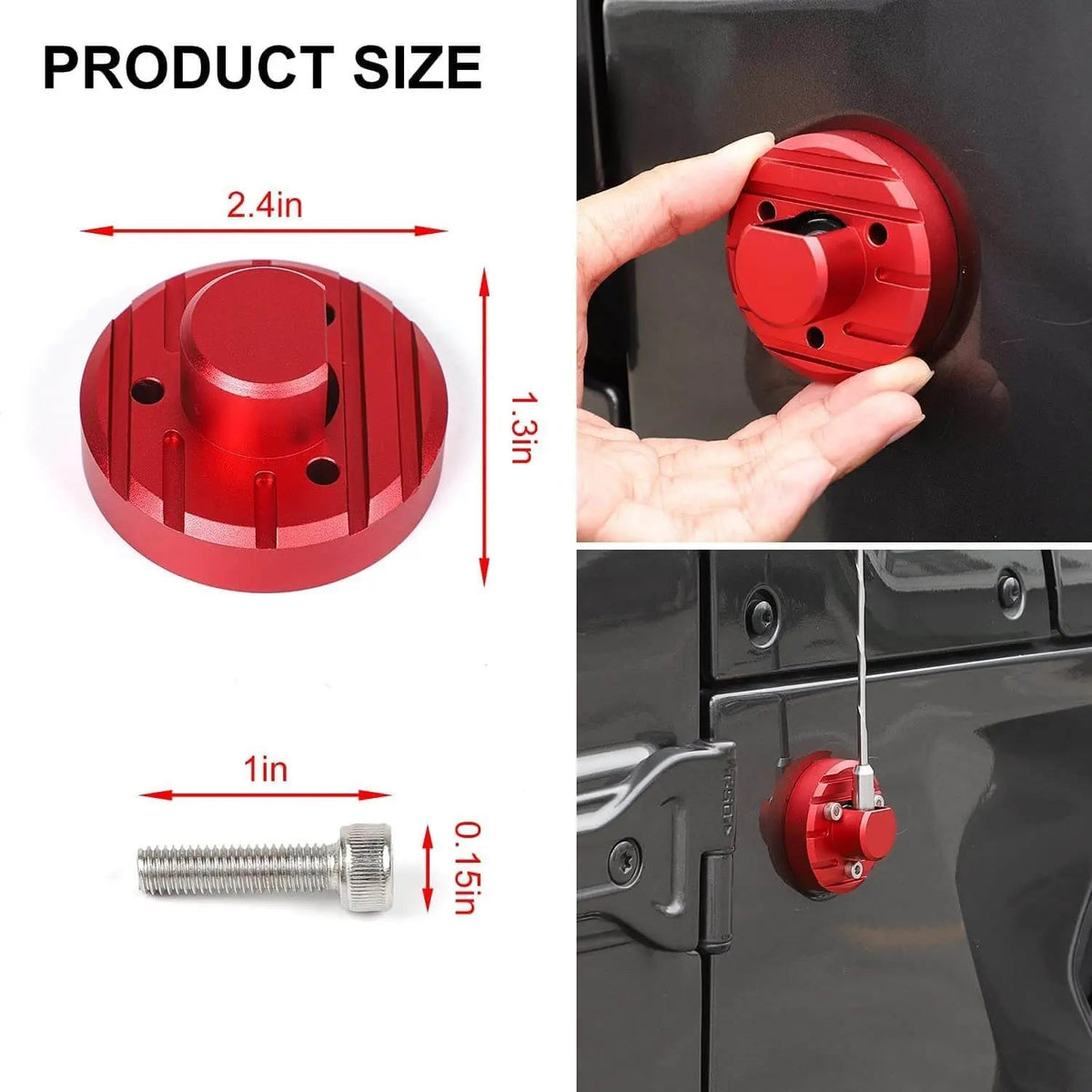 For 2007-2023 Jeep Wrangler JL JK JT Antenna Base Trim Replacement AM FM Adapter