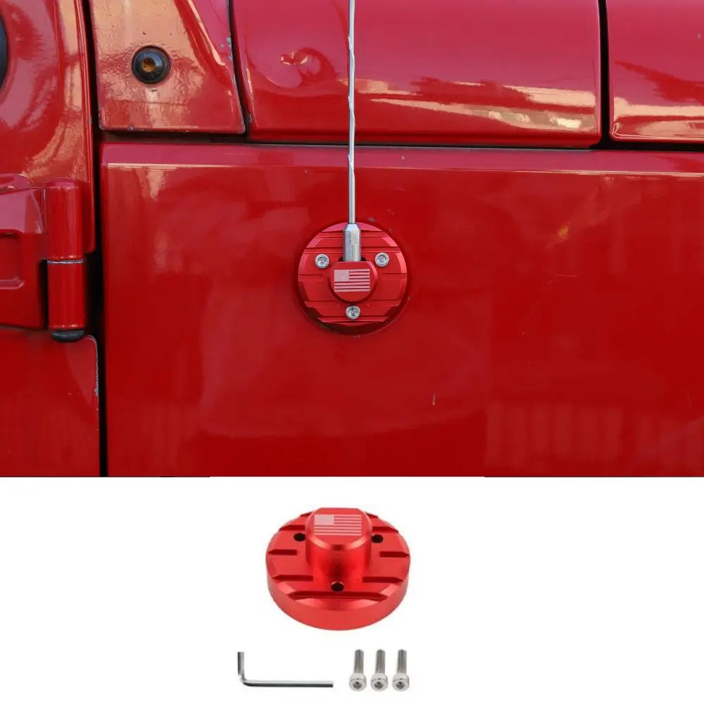 For 2007-2023 Jeep Wrangler JL JK JT Antenna Base Trim Replacement AM FM Adapter