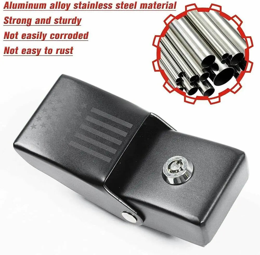 For 2007+ Jeep Wrangler JK JKU JL JLU Gladiator JT Latch Locking Hood Catch Kit