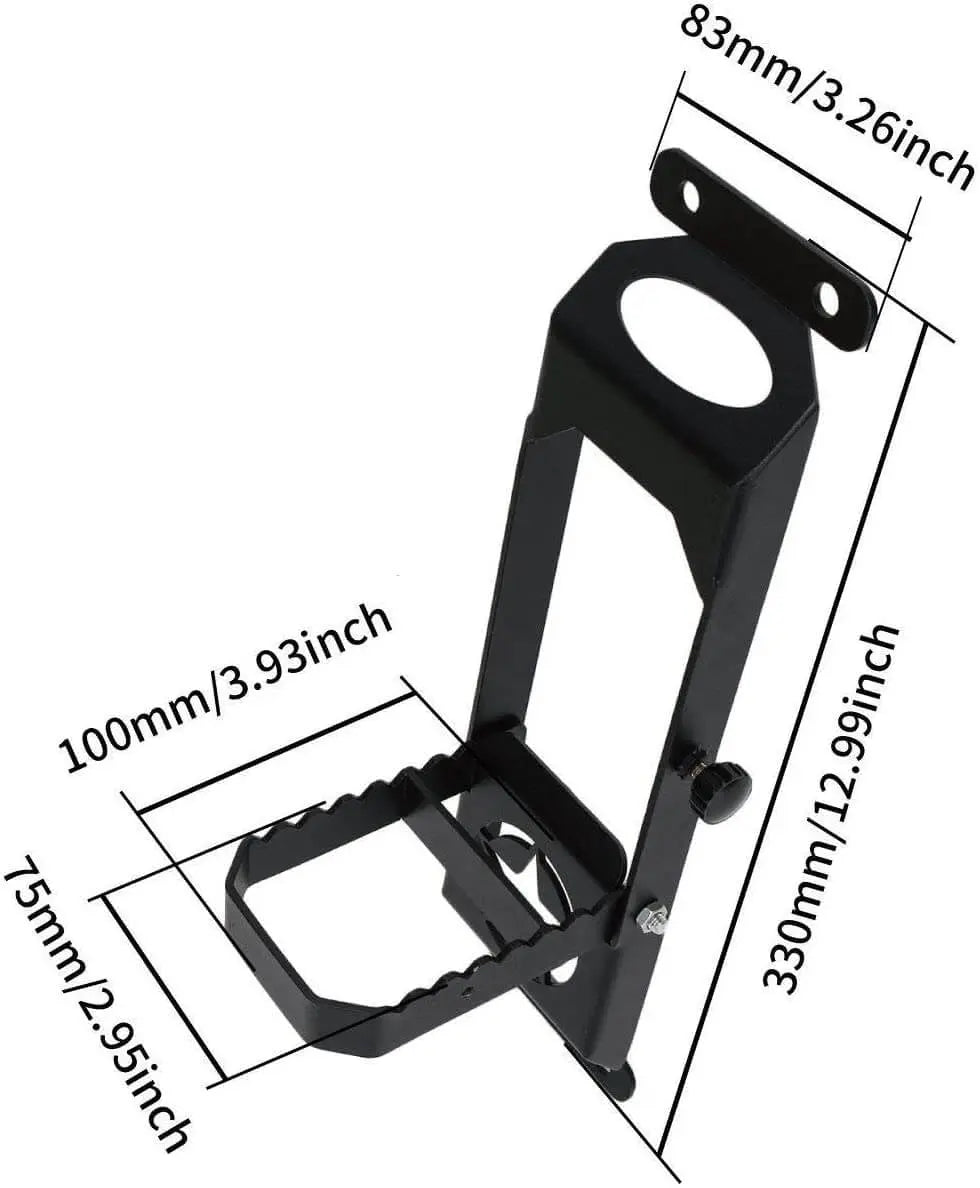 For 2007+ Jeep Wrangler JK JKU JL JLU JT Door Hinge Step Foot Peg Folding Foot Pedal