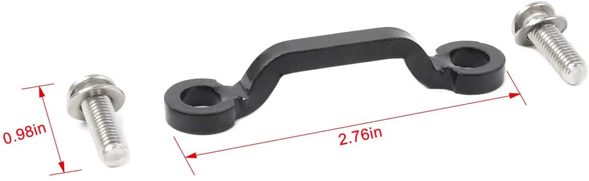 For 2007+ Jeep Wrangler JK JKU JL JLU JT Door Limit Strap Bracket with Screws