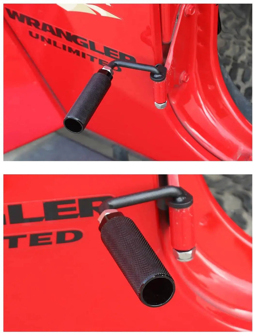 For 2007+ Jeep Wrangler JK JKU JL JLU JT Side Door Foot Pegs Pedal Kick Panel