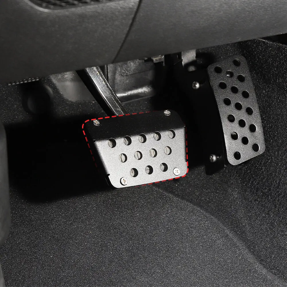 For 2007+ Jeep Wrangler JK JKU JL JLU & Gladiator JT Left Side Anti-Slip Brake Foot Pedal Cover