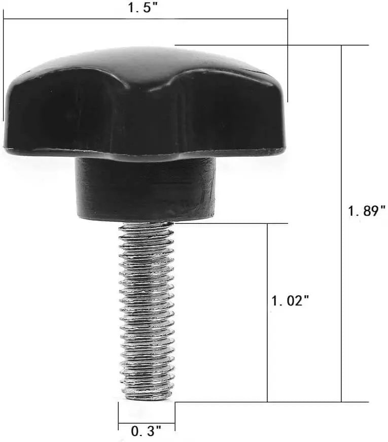 For 2007+ Jeep Wrangler JK JL 2Door Hardtop Removal Bolts Thumb Screws & D Ring Tie Down Anchors