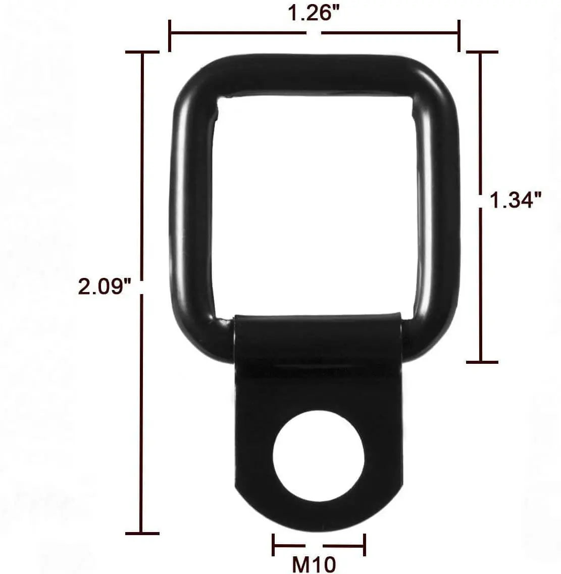 For 2007+ Jeep Wrangler JK JL 2Door Hardtop Removal Bolts Thumb Screws & D Ring Tie Down Anchors