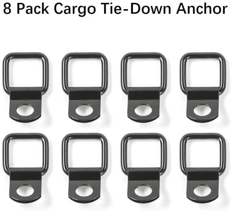For 2007+ Jeep Wrangler JK JL 2Door Hardtop Removal Bolts Thumb Screws & D Ring Tie Down Anchors