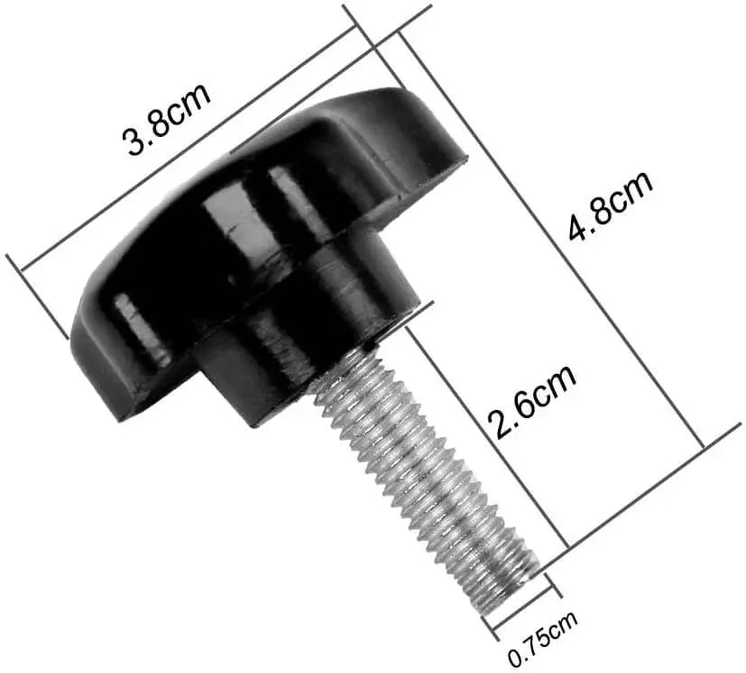 For 2007+ Jeep Wrangler JK JL TJ 4 door Hardtop Thumb Screws Quick Removal Hardtop Bolts with 6 Tie Down Anchors