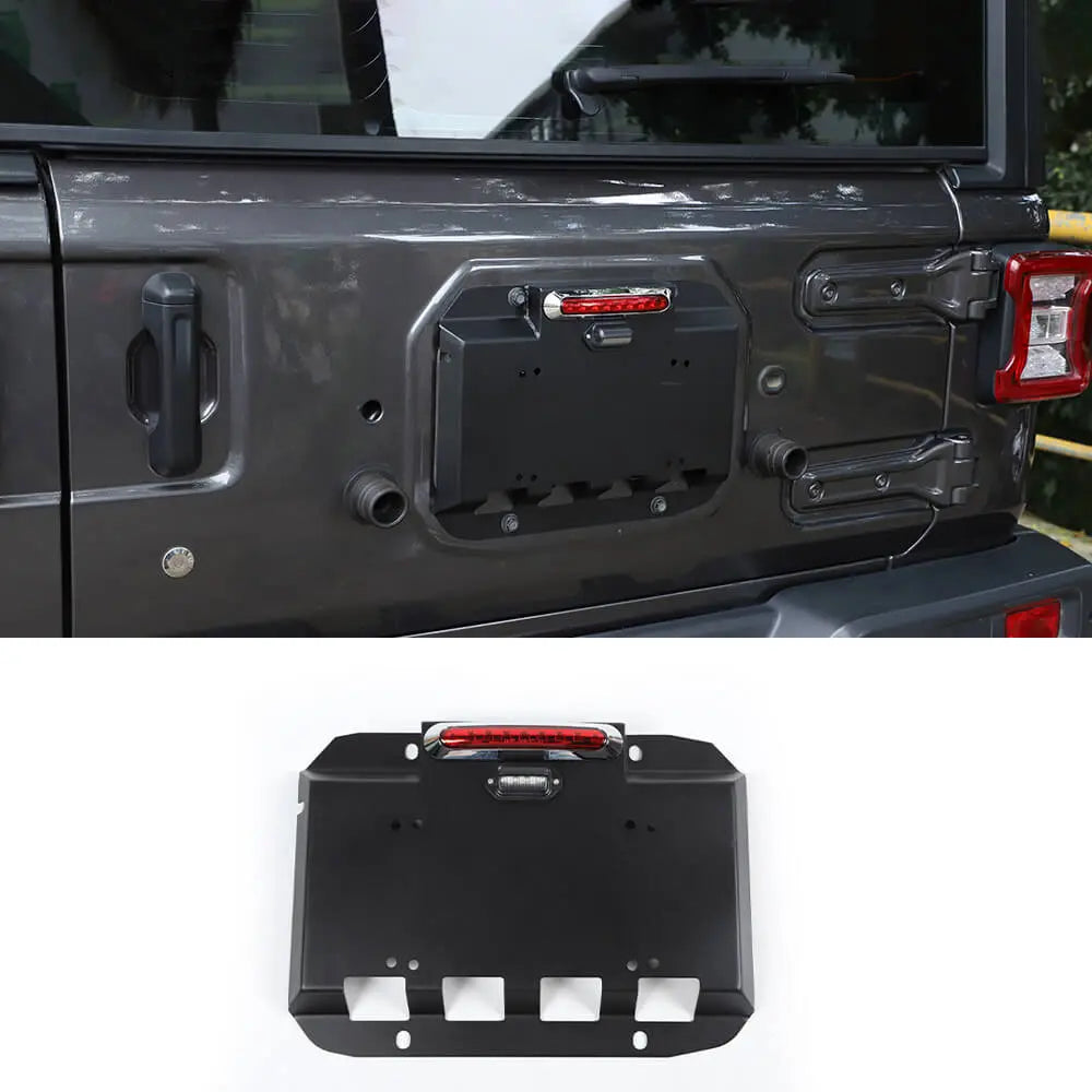 For 2007+ Jeep Wrangler JK JL Tailgate Exhaust Air Vent Cover Plate Base