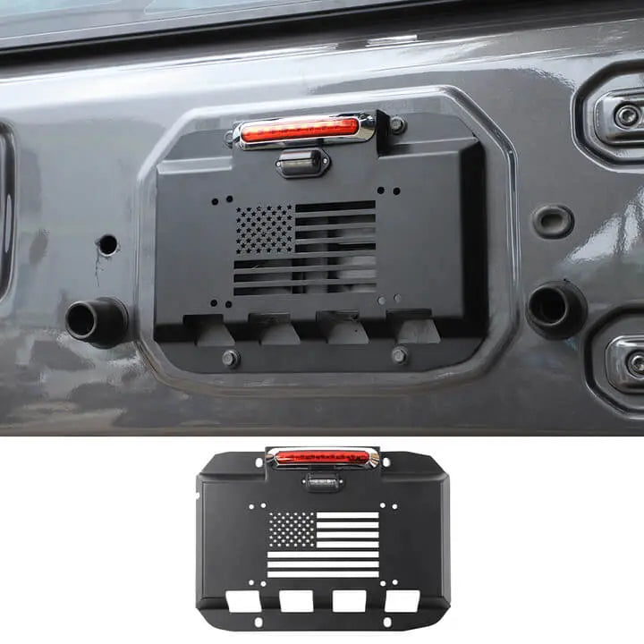 For 2007+ Jeep Wrangler JK JL Tailgate Exhaust Air Vent Cover Plate Base