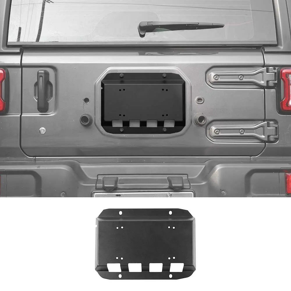 For 2007+ Jeep Wrangler JK JL Tailgate Exhaust Air Vent Cover Plate Base