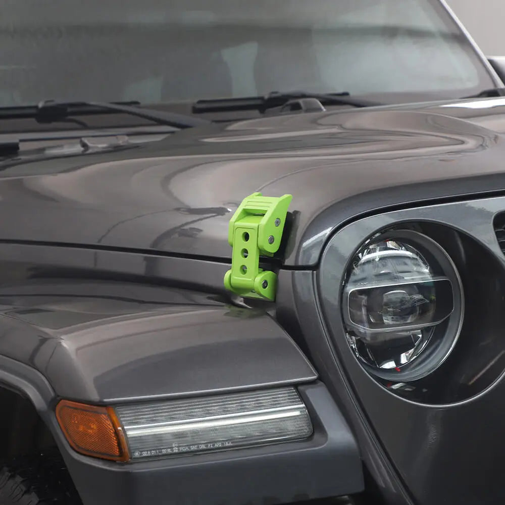 For 2007+ Jeep Wrangler JK JL & Gladiator JT Car Side Hood Catch Latches Buckle