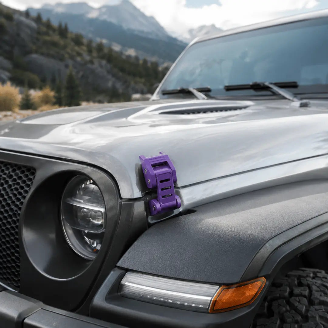 For 2007+ Jeep Wrangler JK JL & Gladiator JT Stainless Steel Hood Latches Hood Lock Catch Kit