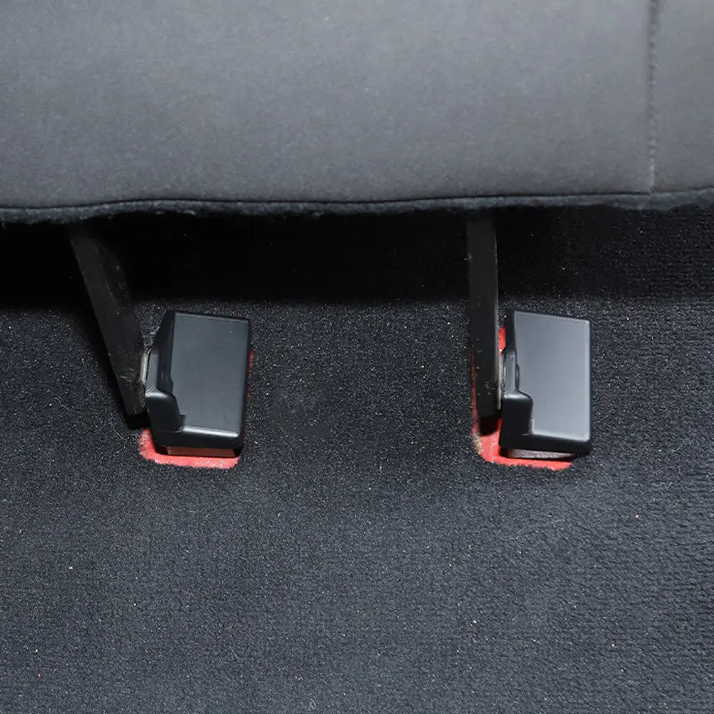 For 2007+ Jeep Wrangler JKU JLU & Gladiator JT 4Door Rear Seat Screw Protector Cover Trim