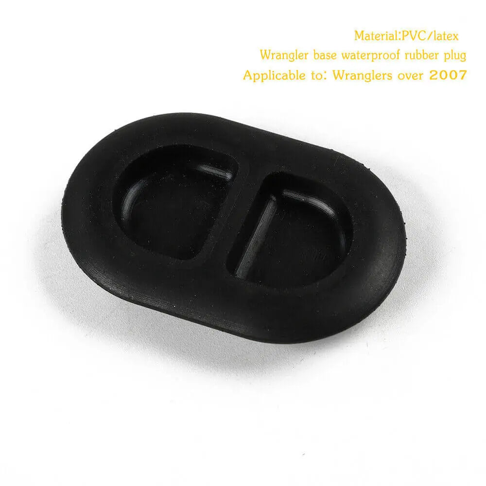 For 2007+ Wrangler JK JL & Gladiator JT Drain Plugs, Rear Floor Pan Body Plugs Rubber