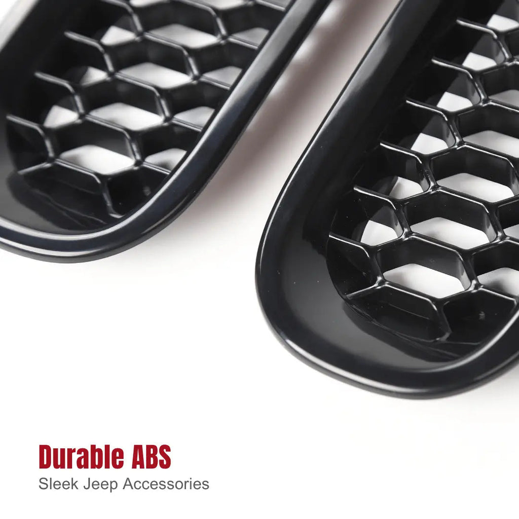 For 2007–2018 Jeep Wrangler JK Honeycomb Mesh Grille Insert Trim Cover