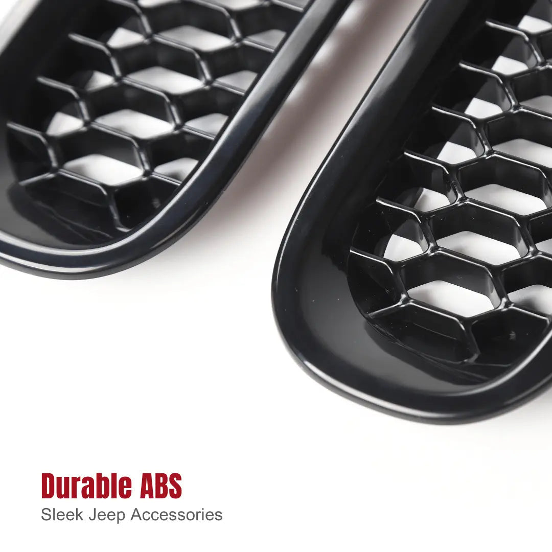 For 2007–2018 Jeep Wrangler JK Honeycomb Mesh Grille Insert Trim Cover