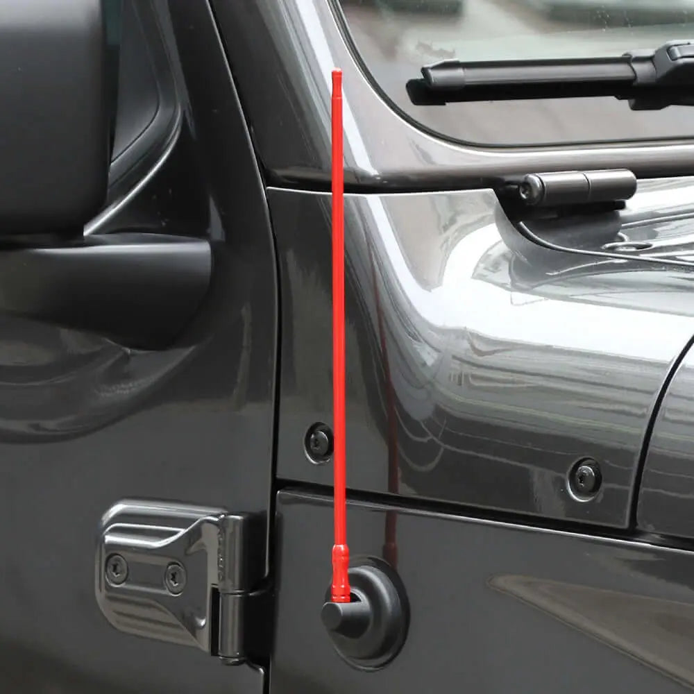 For 2007–2023 Jeep Wrangler JL JK & Gladiator JT – 13-Inch Reflex Antenna Replacement Optimized for FM/AM
