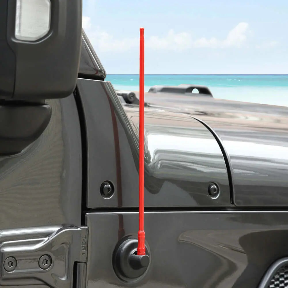 For 2007–2023 Jeep Wrangler JL JK & Gladiator JT – 13-Inch Reflex Antenna Replacement Optimized for FM/AM