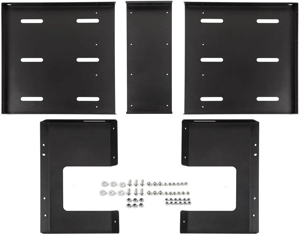 For 2007+Jeep Wrangler JKU JLU 4Door Rear Cargo Rack Luggage Storage Carrier Solid Metal Trunk Shelf