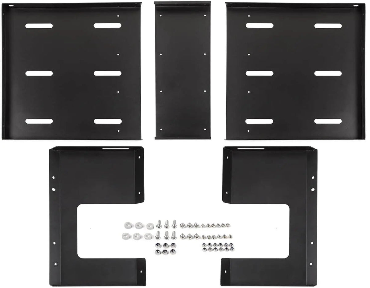 For 2007+Jeep Wrangler JKU JLU 4Door Rear Cargo Rack Luggage Storage Carrier Solid Metal Trunk Shelf