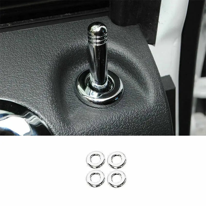 For 2008-2016 Jeep Compass/2011-2015 Patriot Door Latch Trim Ring Cover