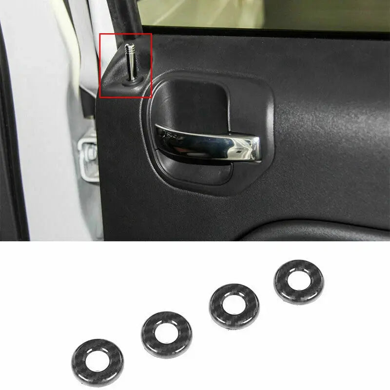 For 2008-2016 Jeep Compass/2011-2015 Patriot Door Latch Trim Ring Cover