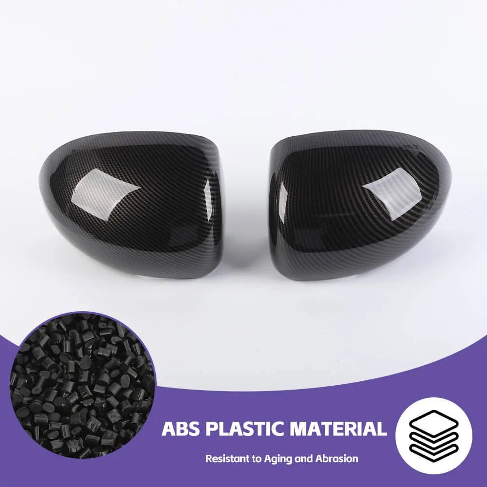 For 2008-2016 Jeep Compass 2PCS Rearview Mirror Wing Mirror Housing Cover Trim