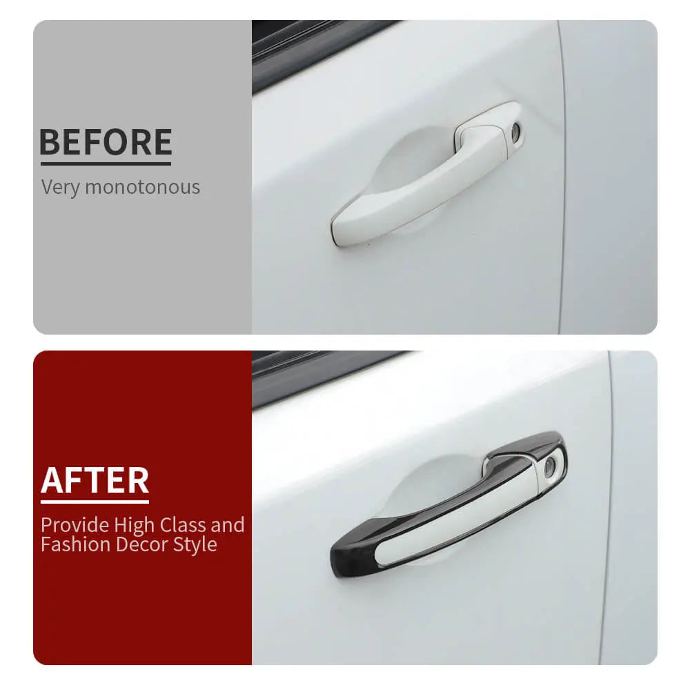 For 2008-2016 Jeep Compass Car Door Handle Shell Trim Cover