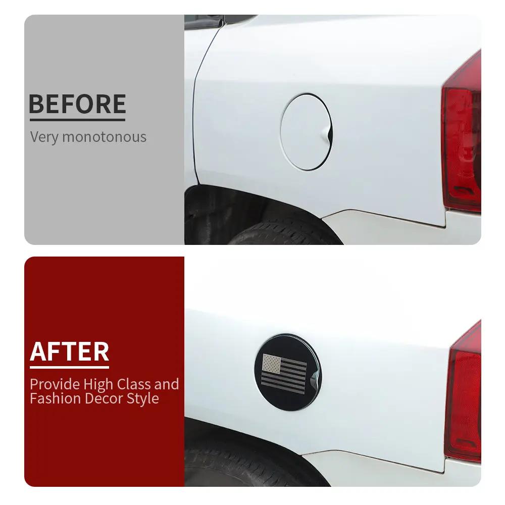 For 2008-2016 Jeep Compass Fuel Filler Tank Cover Door Gas Cap Trim Cover