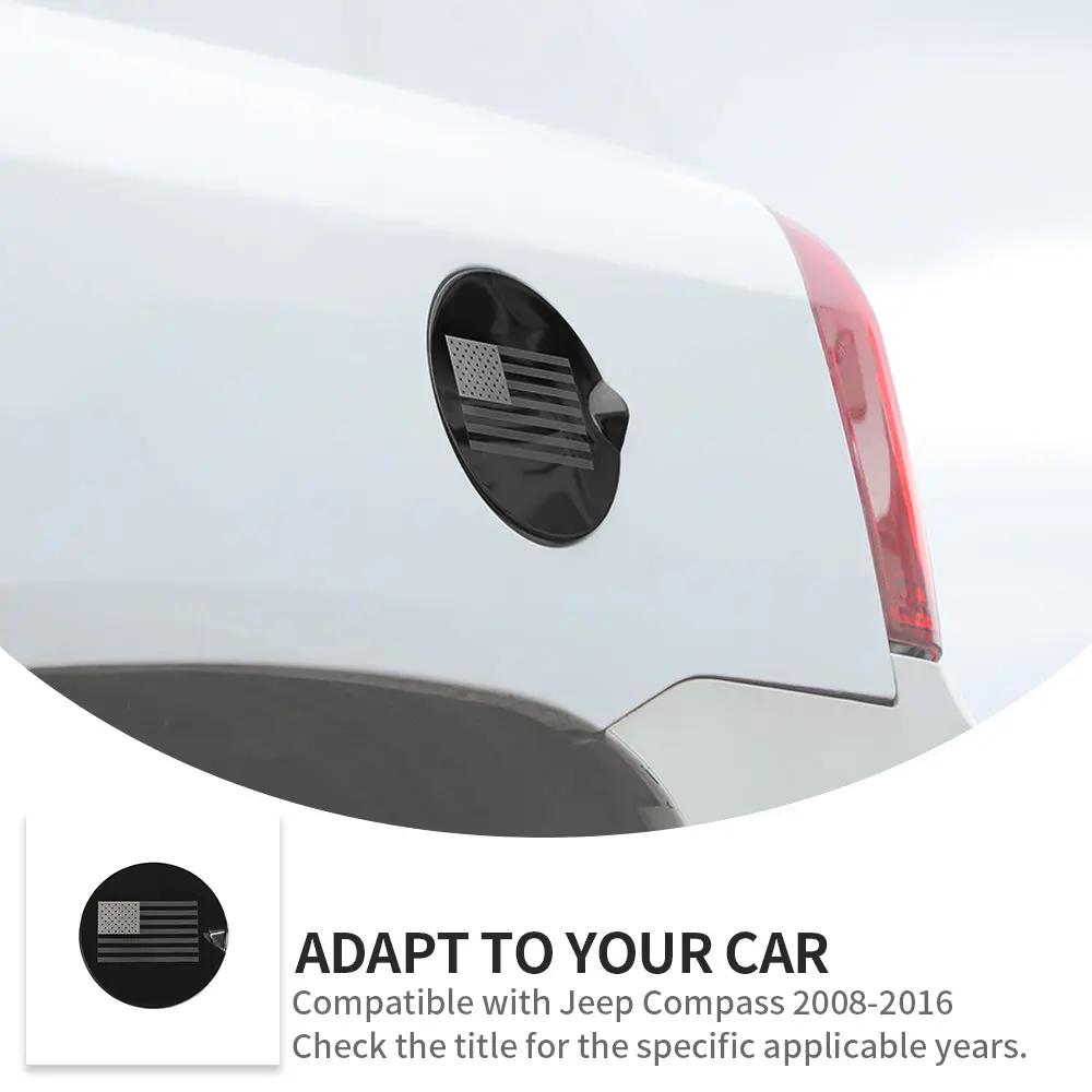 For 2008-2016 Jeep Compass Fuel Filler Tank Cover Door Gas Cap Trim Cover