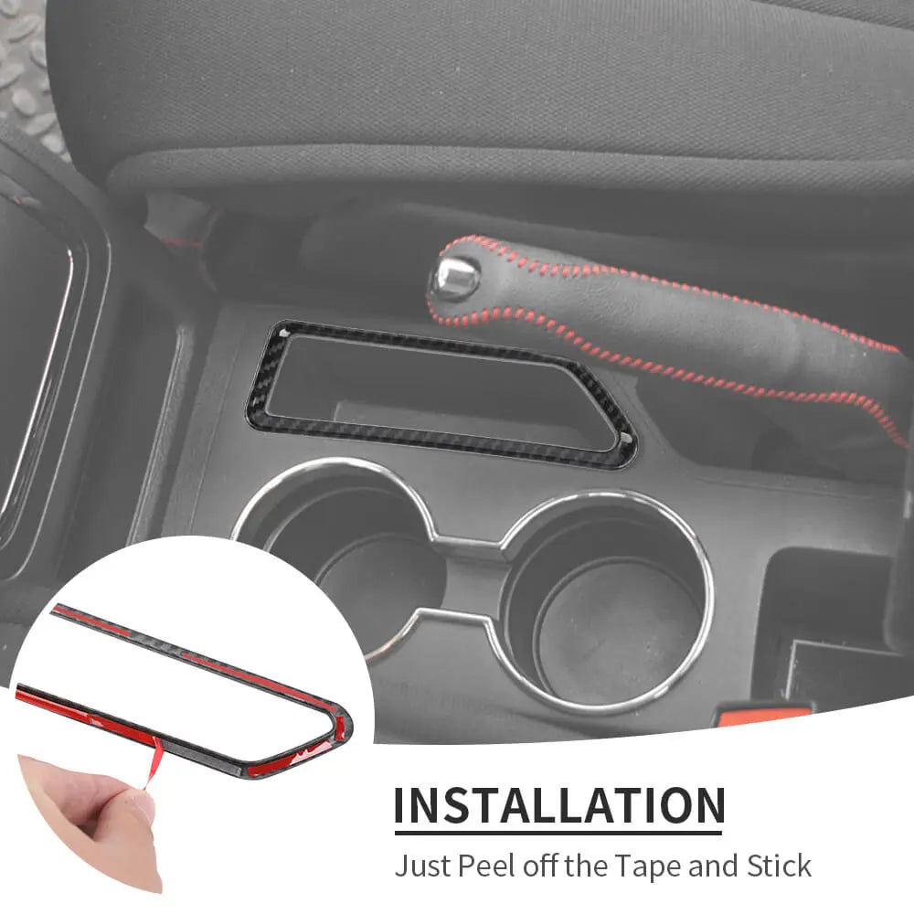 For 2010-2016 Jeep Compass & Patriot Front Cup Holder Side Storage Box Cover Trim
