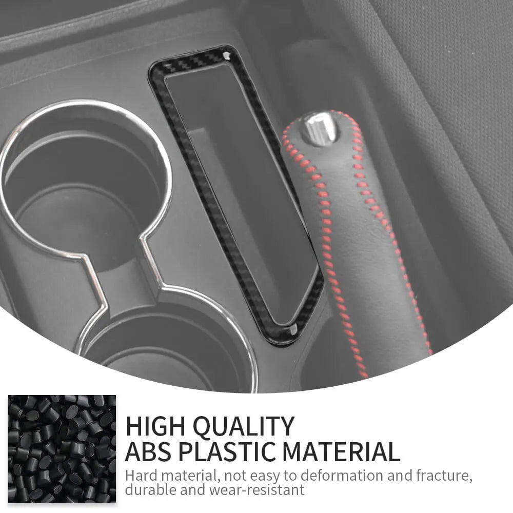 For 2010-2016 Jeep Compass & Patriot Front Cup Holder Side Storage Box Cover Trim